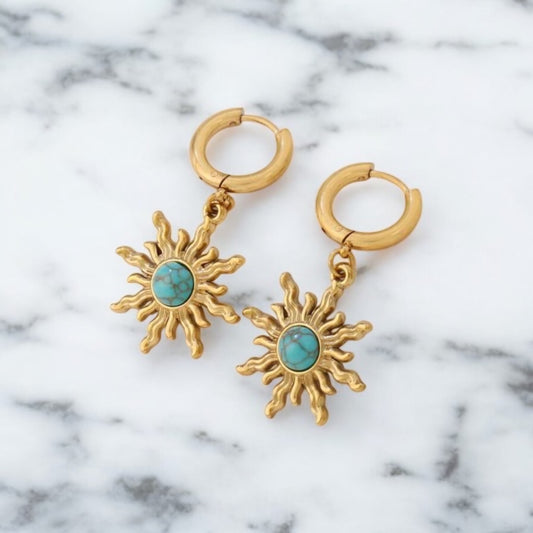 Boucles d’oreilles pierre