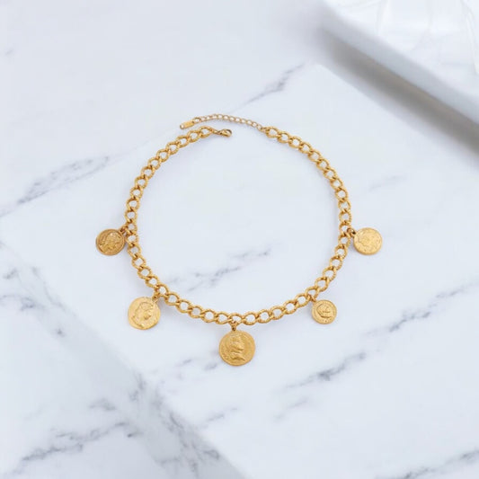 Collier pièce Louis