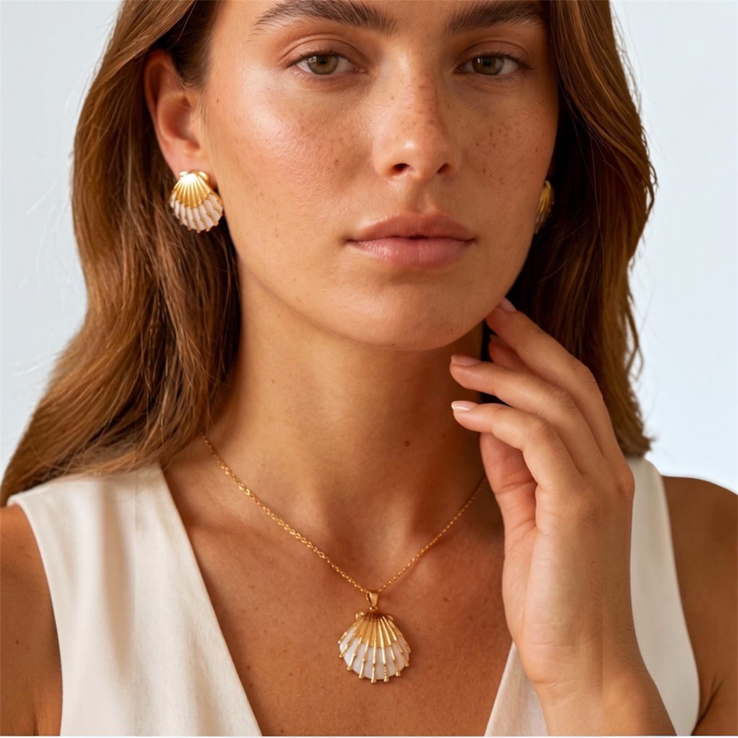 BOUCLES D’OREILLES coquillages